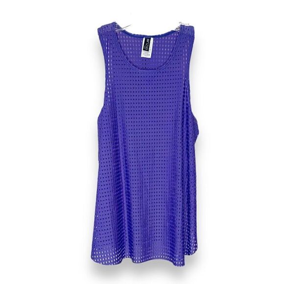 Onzie Molly Jersey Mesh Tank with Flyaway Sides Periwinkle Women’s One Size Fits - Picture 1 of 11